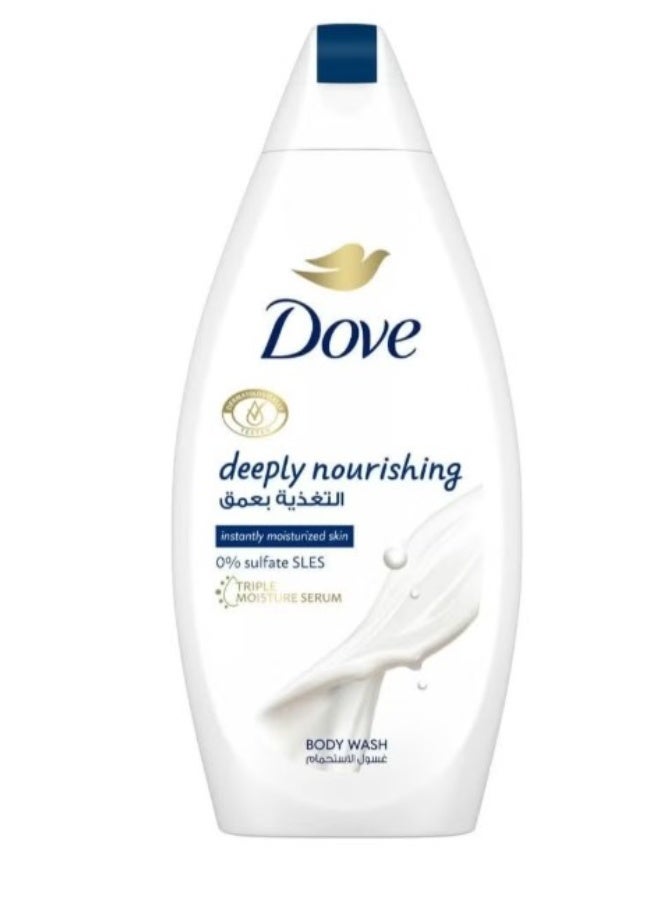 Dove Deeply Nourishing Body Wash – 3 × 500 ml - Image 5